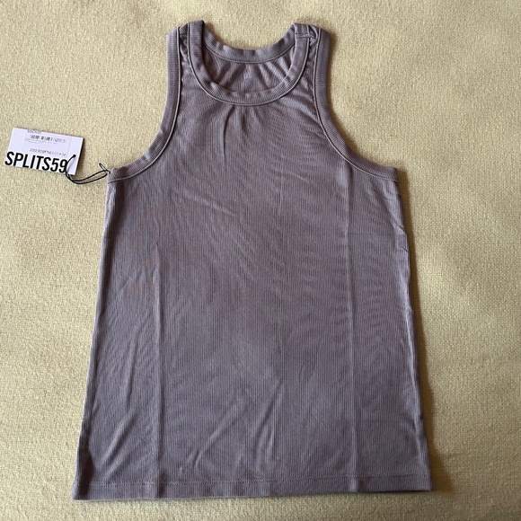 NWT - Splits59 Kiki Rib Tank - Taupe - Size Med - Picture 1 of 4
